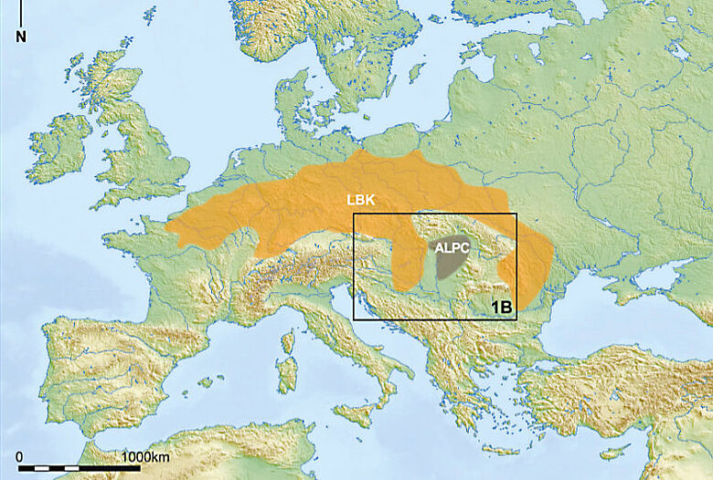 Karte der LBK-Kultur Foto: Uni Wien