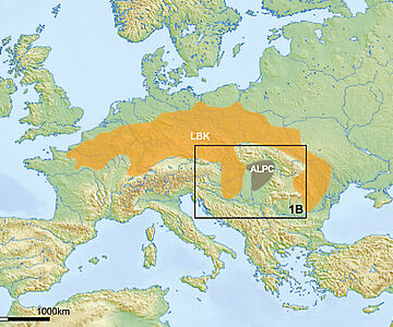 Karte der LBK-Kultur Foto: Uni Wien