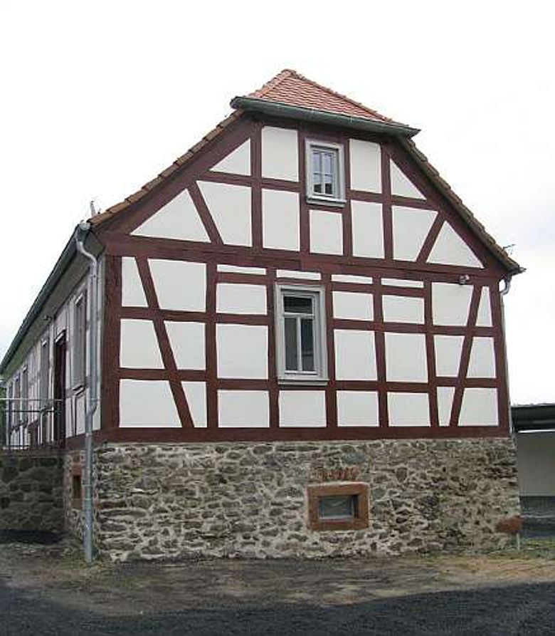 Das erste sanierte Gebäude von Hof Graß - das Limesinformationszentrum für den Landkreis Gießen in Hessen (Foto: LDA Hessen)