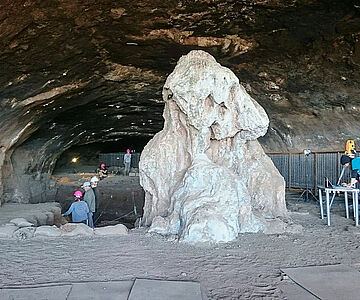 Ausgrabungen in der Wonderwerk-Höhle