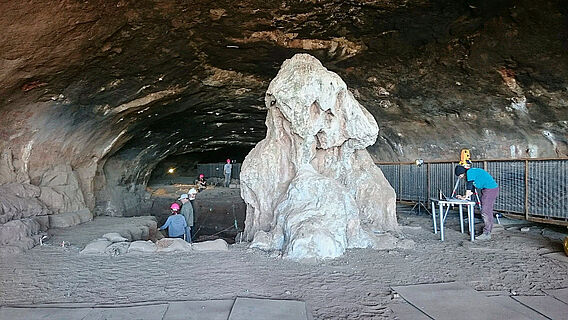 Ausgrabungen in der Wonderwerk-Höhle