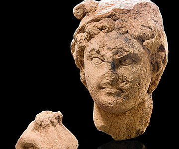 Fragmente der Merkurstatue aus Heilbronn