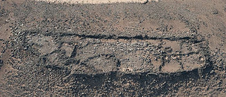 Luftbild von Khirbet al-Jabariya