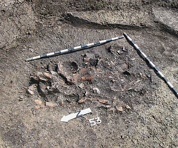 Neolithische Abfallgrube