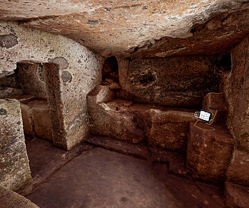 VR-Modell einer Grabkammer