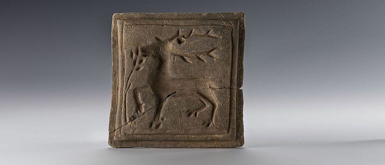 Model für eine Blattkachel