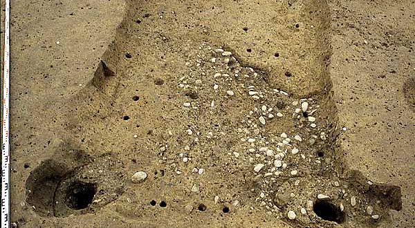 Mittelalterliches Grubenhaus in Langenthal, Kanton Bern