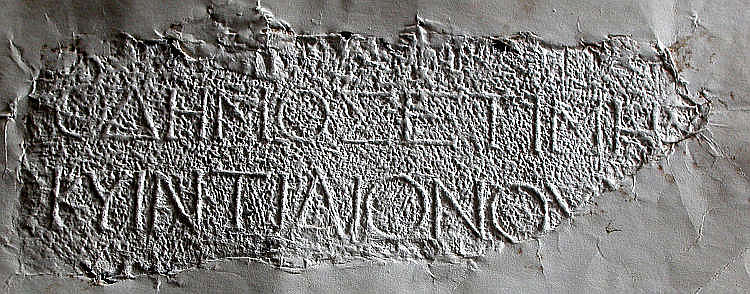 Kopie der Ehreninschrift für Varus aus Pergamon. Berlin-Brandenburgische Akademie der Wissenschaften. (Foto: K. Hallof)