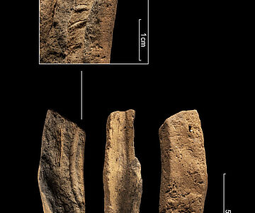 Gussform aus Ton zu Herstellung der Ringe