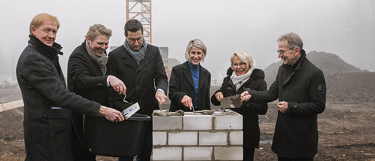 Grundsteinlegung für das Forschungs- und Depotgebäude Grundsteinlegung für das Forschungs- und Depotgebäude
