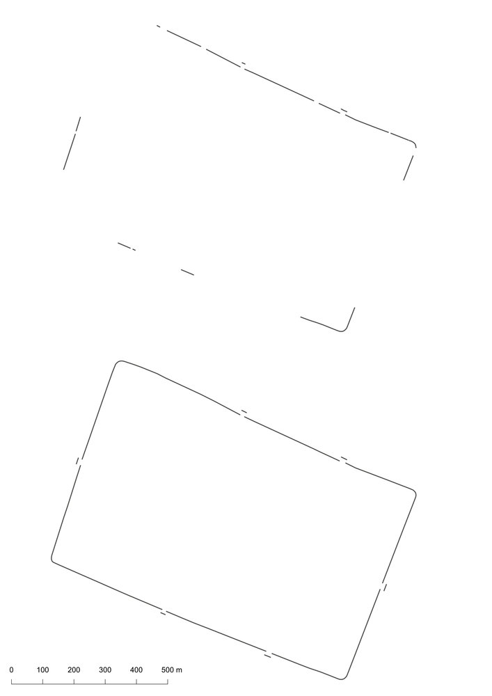 Grundriss der Anlage von Trabitz (Umzeichnung)